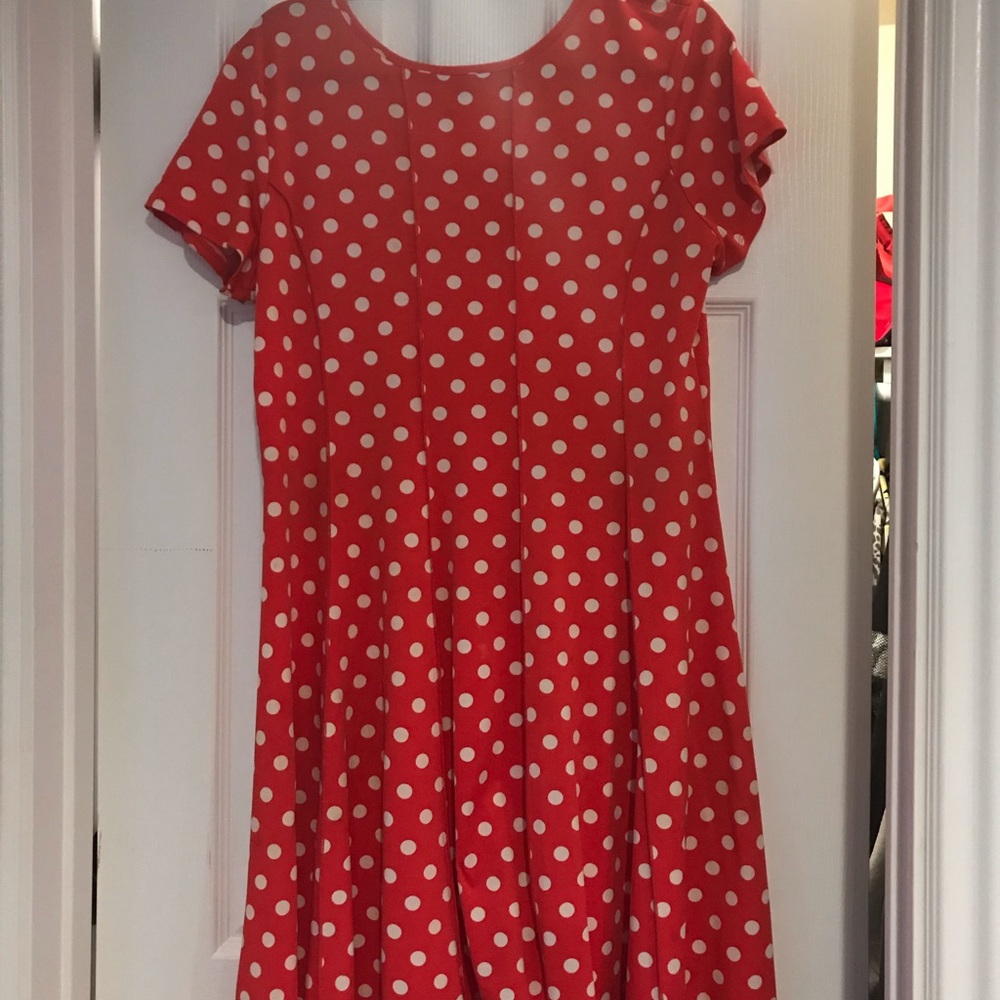 Red Polka Dotted Dress